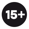 ikona ograniczenie wiekowe od 15 lat