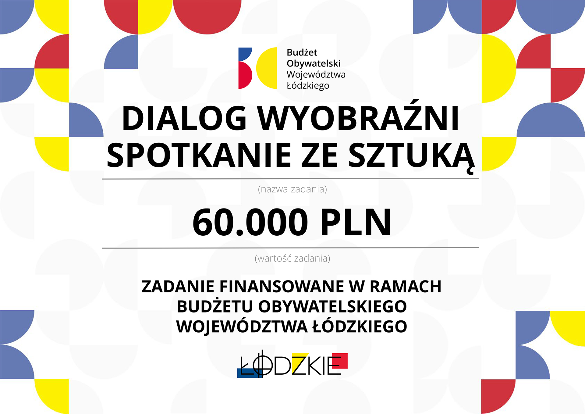 tablica informacyjna o dofinansowaniu