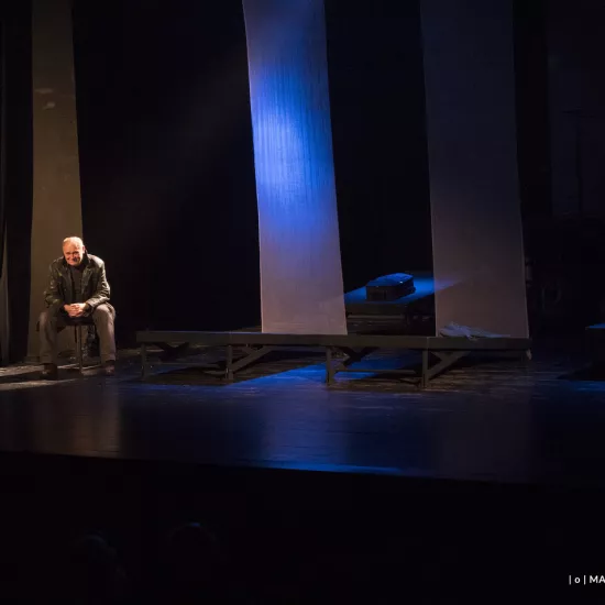 Aszkenazy, menel z Łodzi | MCK Bełchatów | fot. Marcin Nowak