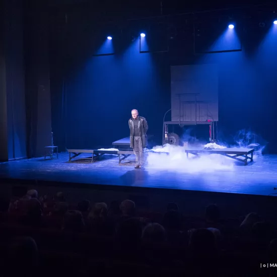 Aszkenazy, menel z Łodzi | MCK Bełchatów | fot. Marcin Nowak