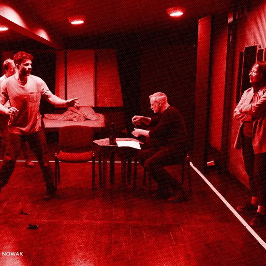 Próba do spektaklu „Morderstwo w hotelu", fot. Marcin Nowak