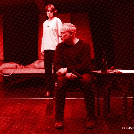 Próba do spektaklu „Morderstwo w hotelu", fot. Marcin Nowak